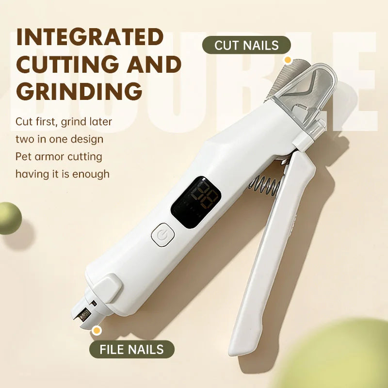 Pet Nail Clipper & Grinder - 2 In 1