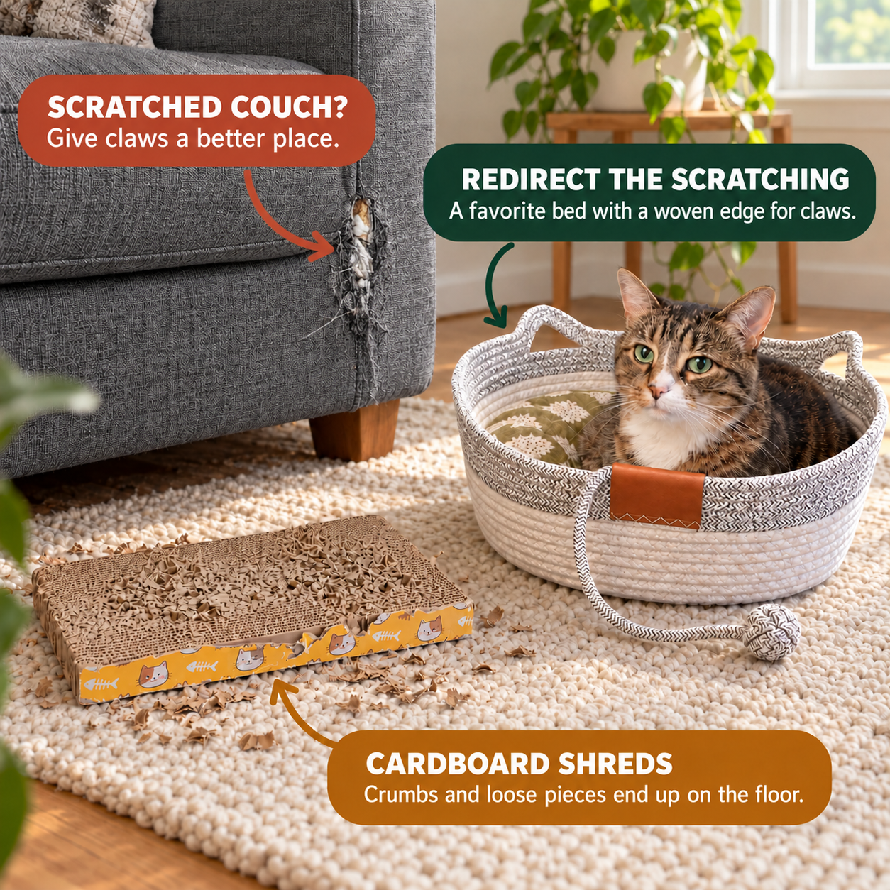 Lilla Mysbo – Woven Cotton Cat Nest