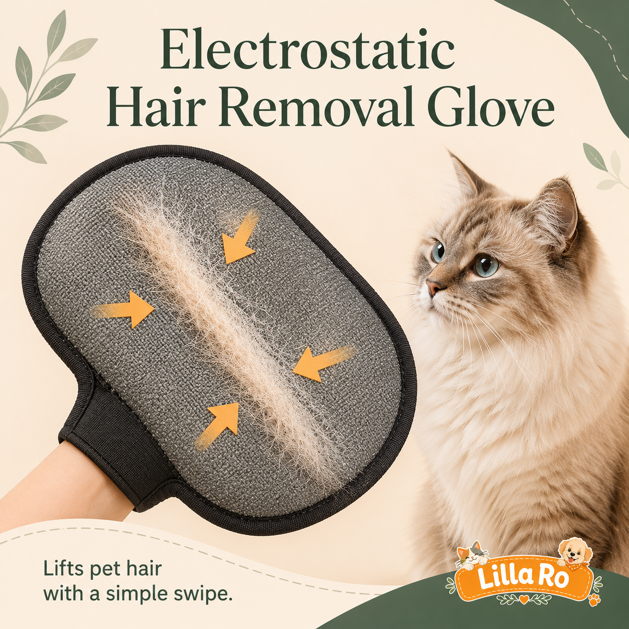 Pet Hair Removal Glove - Buy 1 Get 1 Free