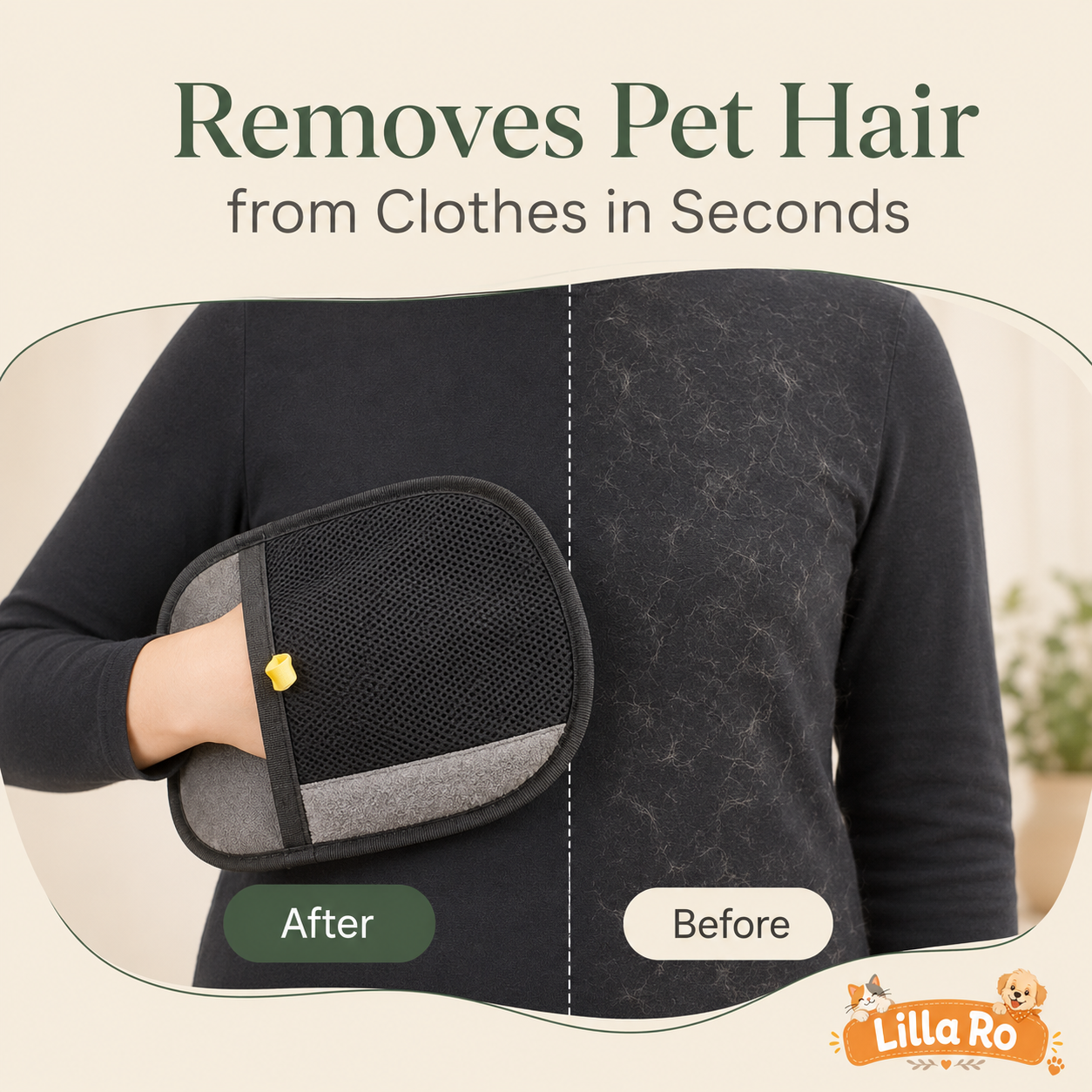 Pet Hair Removal Glove - Buy 1 Get 1 Free