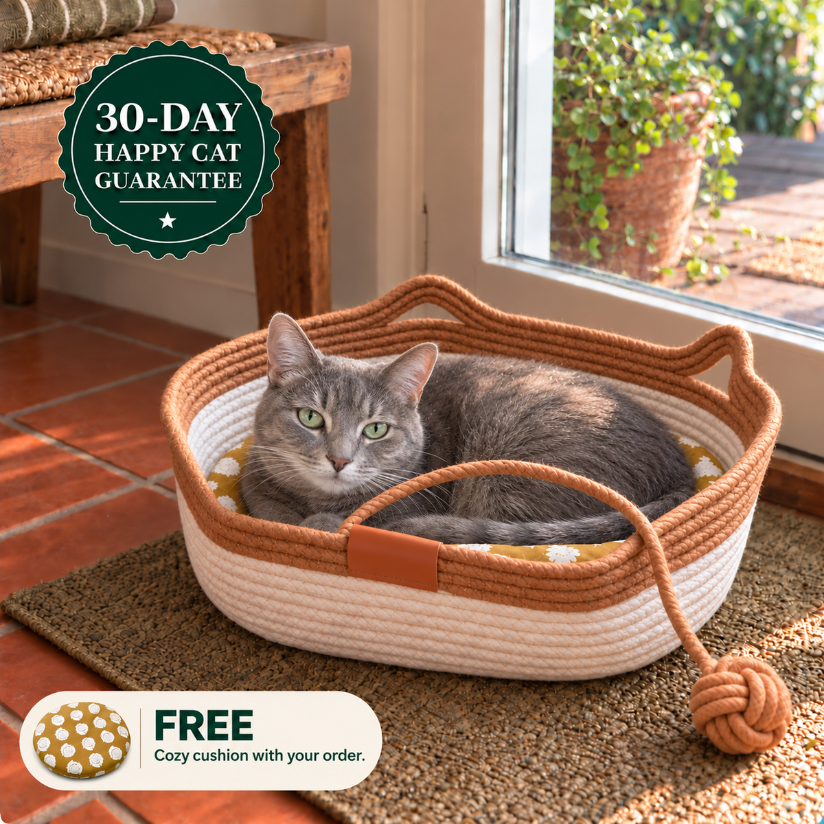 Lilla Mysbo – Woven Cotton Cat Nest