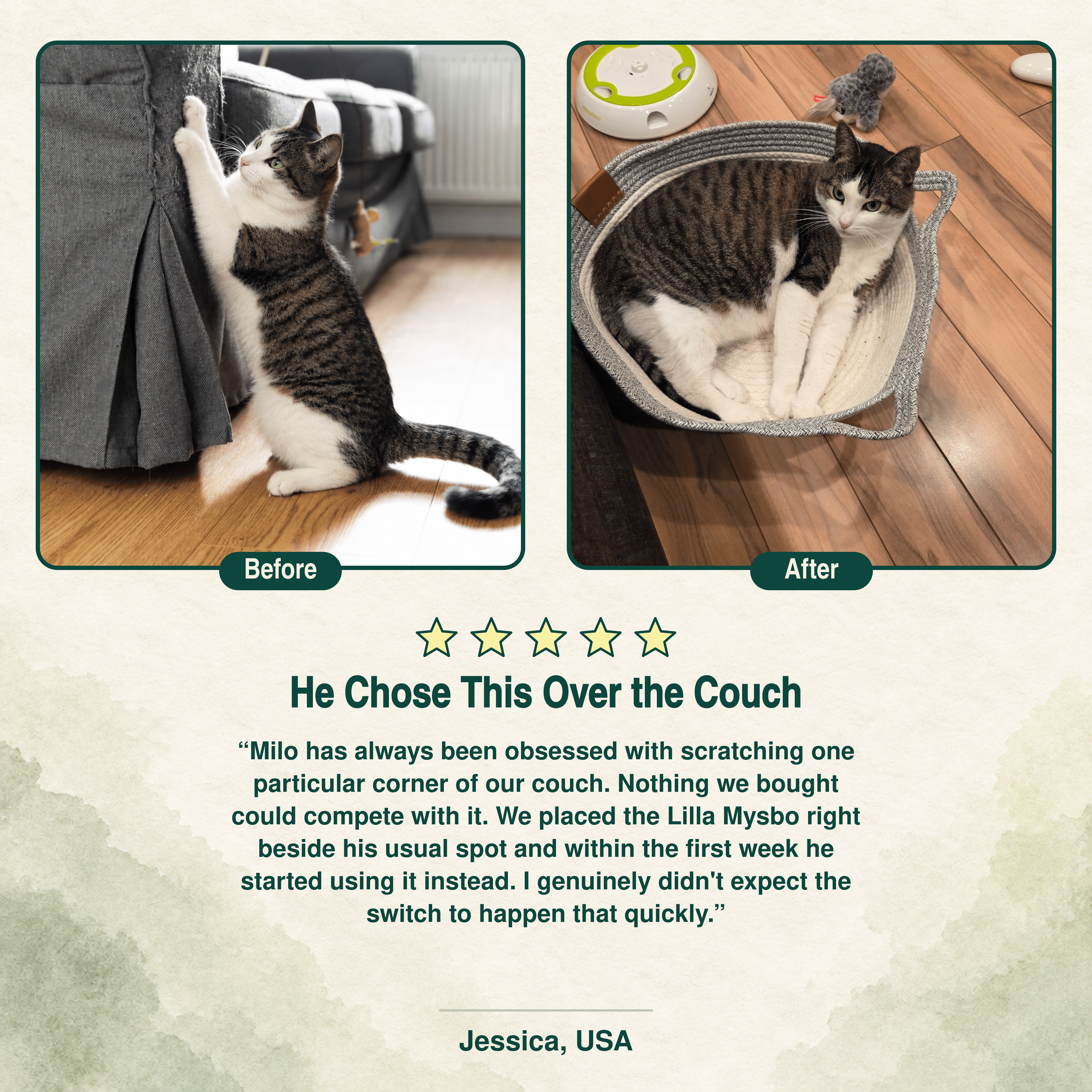 Lilla Mysbo – Woven Cotton Cat Nest