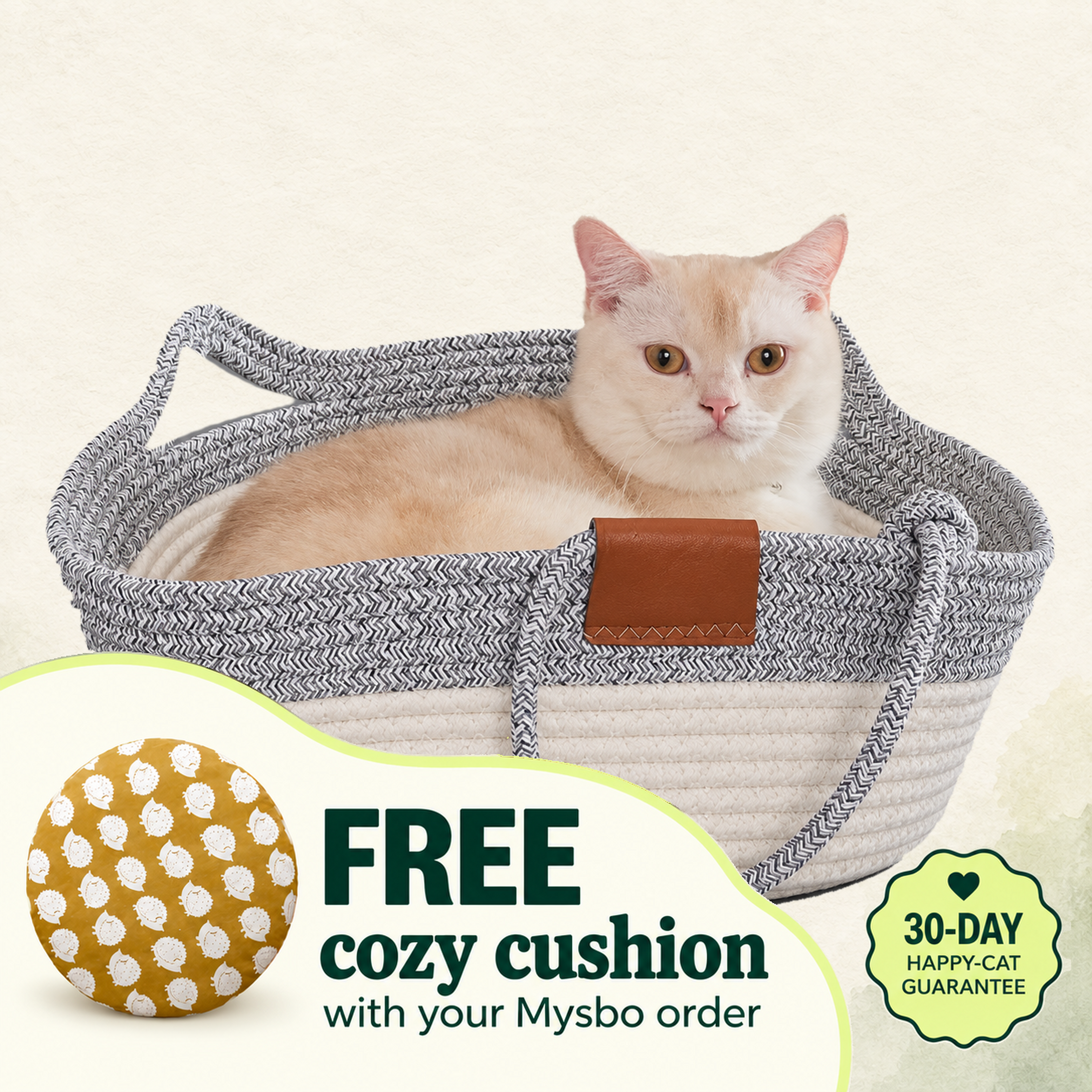 Lilla Mysbo – Woven Cotton Cat Nest